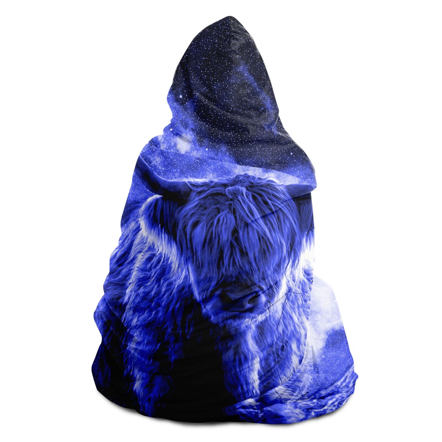 Cow Galaxy Hooded Blanket